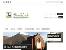 Tablet Screenshot of hilldalecc.org